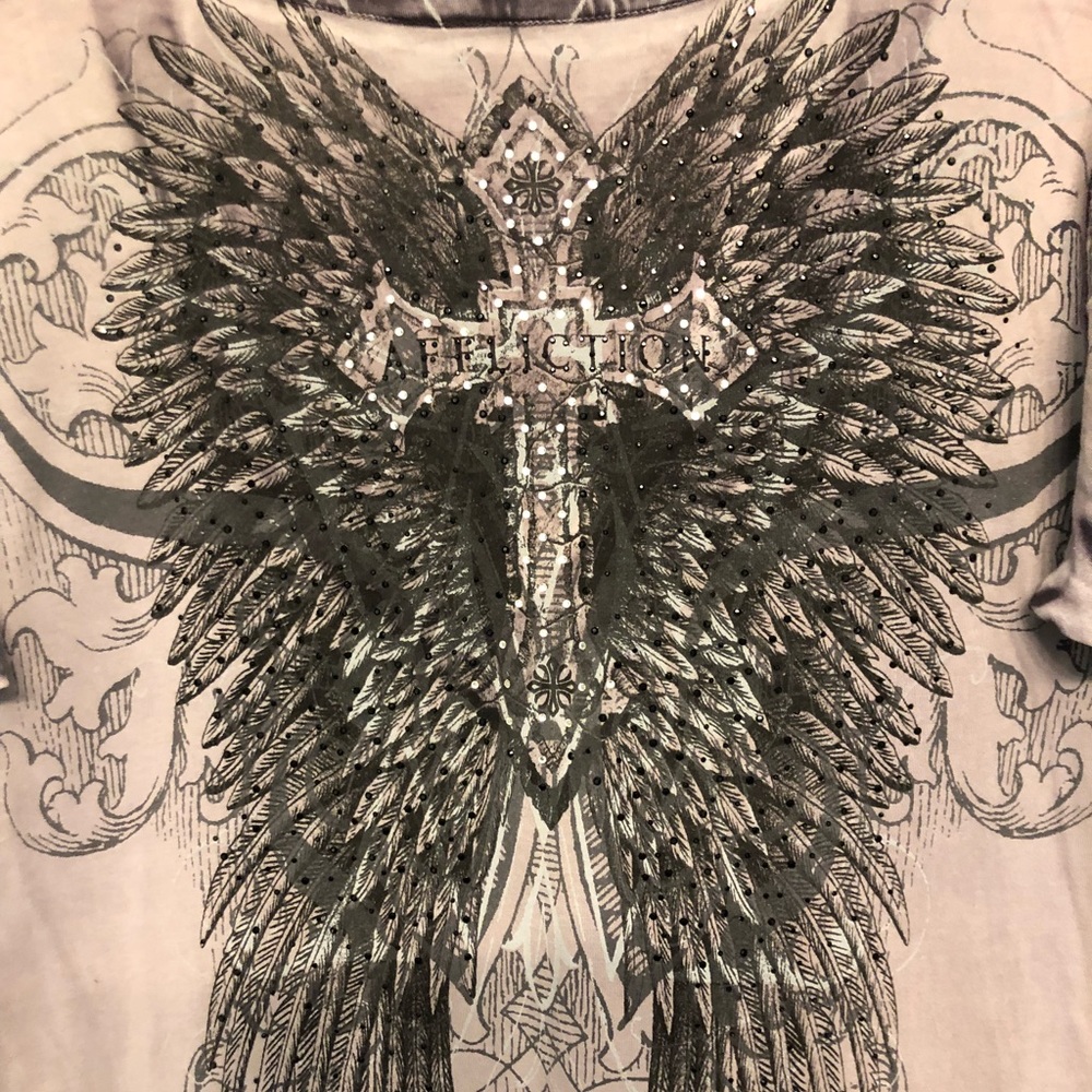 Affliction women’s T shirt XL